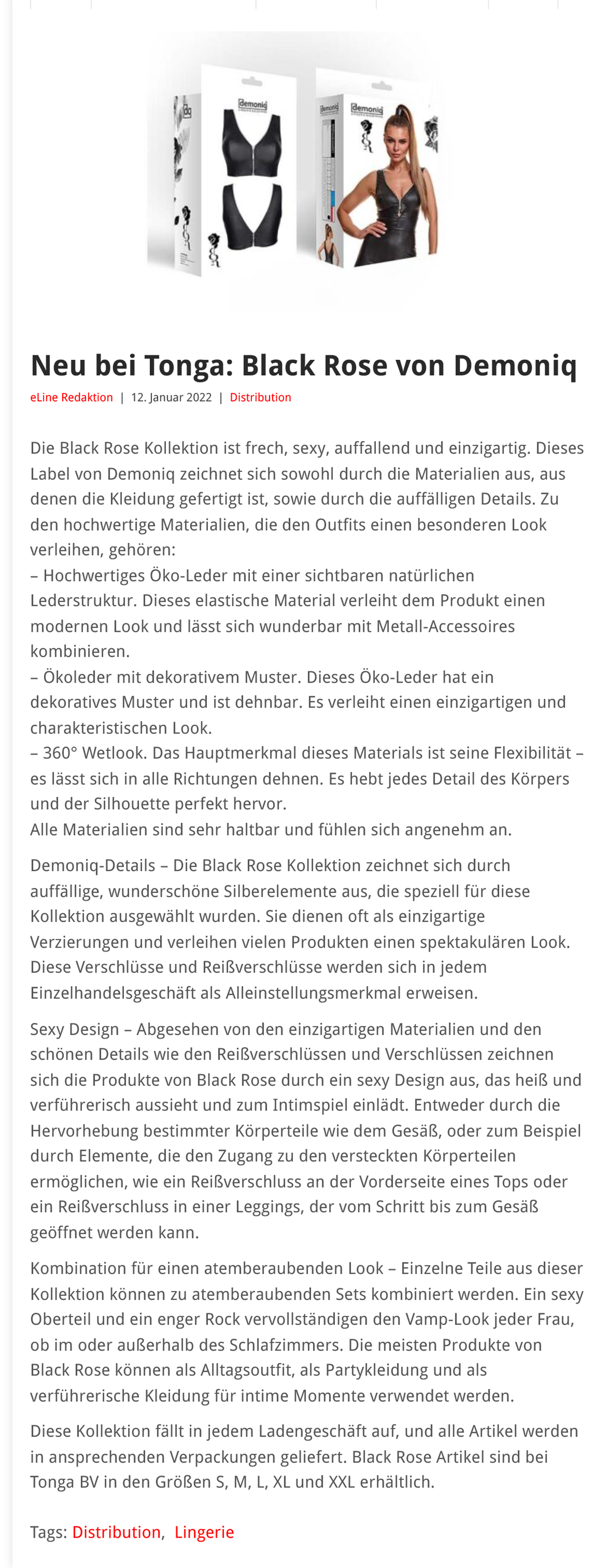 2022-01 eLine Online - Black Rose von Demoniq